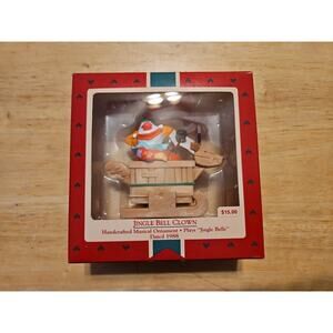 HALLMARK JINGLE BELL CLOWN 1988 MUSICAL CHRISTMAS KEEPSAKE ORNAMENTS